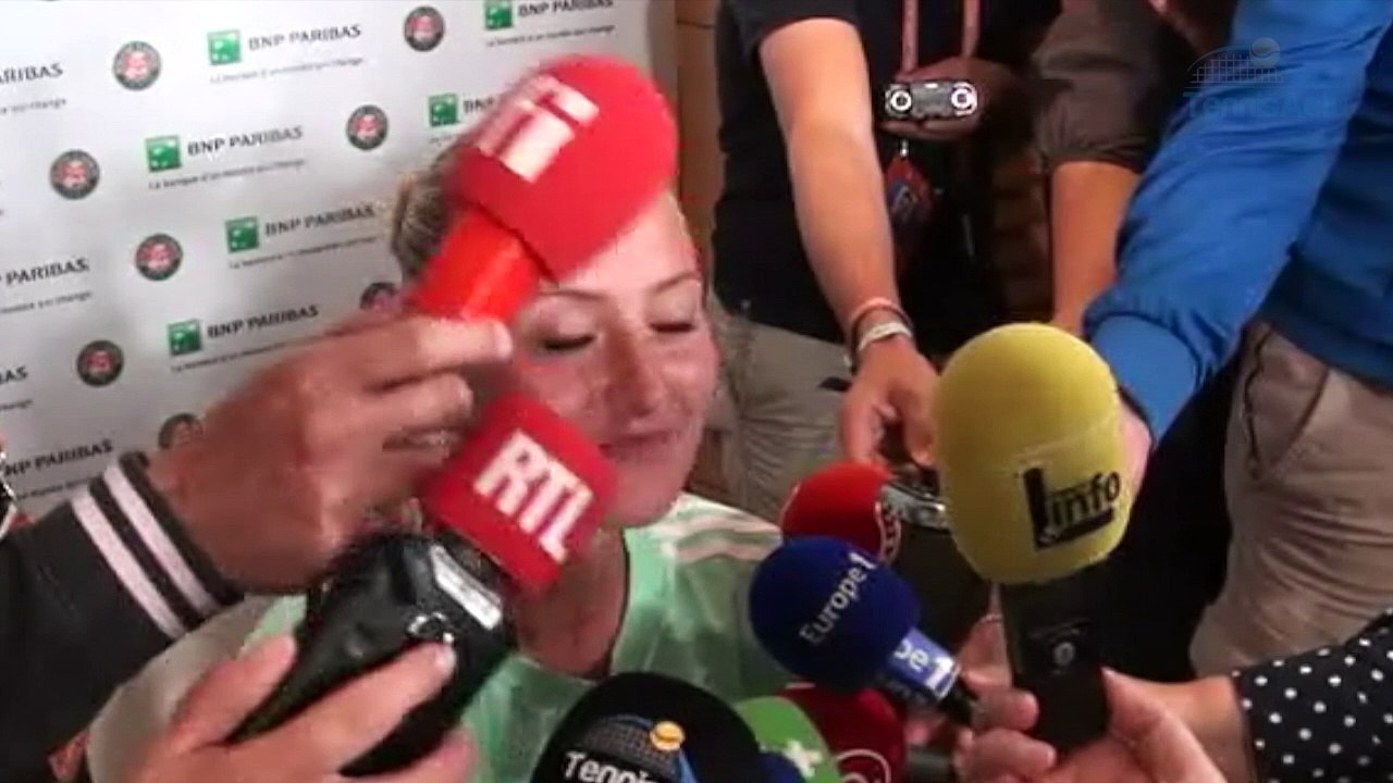 Roland-Garros 2017 - Kristina Mladenovic : "Timea Bacsinszky, ça va être encore un gros combat"