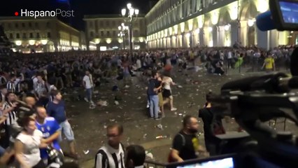 Ayuntamiento de Turín eleva a 1.527 los heridos tras una estampida