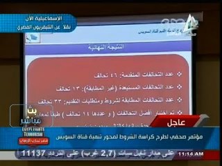 #بث_مباشر | أعلان أسماء التحالفات الفائزة بتنفيذ مشروع تنمية محور #قناة_السويس