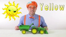 Tractors for pi Toys - TRACTOR SONG _ Blippi Toys