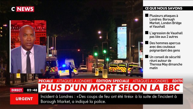 Londres : plus d'un mort, deux aissaillants tués