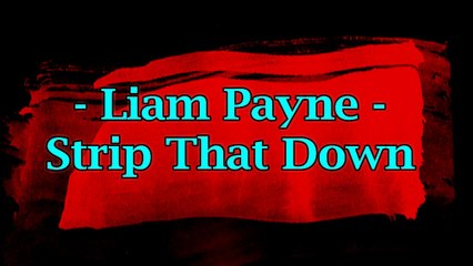 Liam Payne - Strip That Down (Lyric)