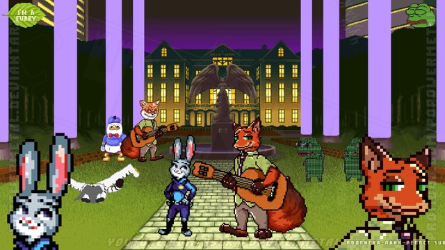 Zootopia pixel 8 bit (Shakira Try Everything acapella Cover)