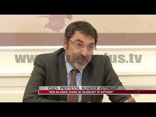 Çuçi: Protesta, kundër vetingut - News, Lajme - Vizion Plus