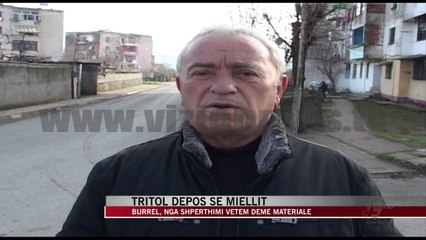 Burrel, tritol depos së miellit - News, Lajme - Vizion Plus