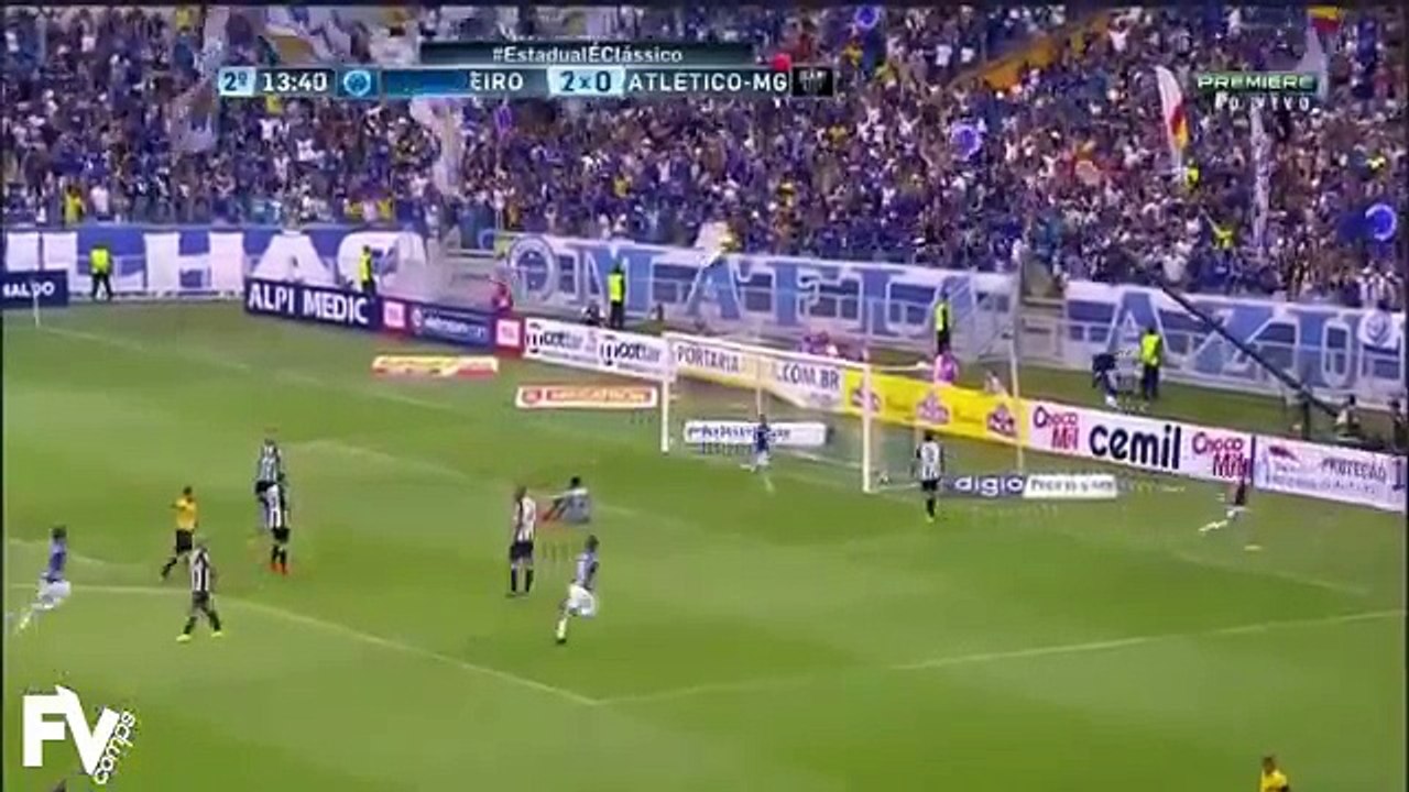 232.Gol de Arrascaeta ! Cruzeiro 2 x 0 Atlético MG - Campeonato Mineiro 2017