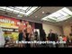 korean boxing star weigh in and faceoff  - EsNews boxing