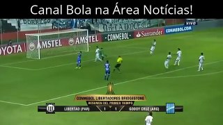 184.Goles Libertad vs Godoy Cruz 1-2 RESUMEN - COPA LIBERTADORES 2017