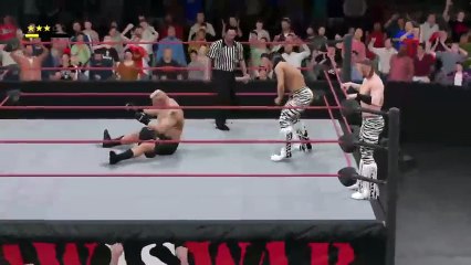 WWE 2k17 Brock vs. The Young Bucks (6)