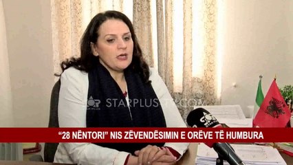 “28 NËNTORI” NIS ZËVENDËSIMIN E ORËVE TË HUMBURA