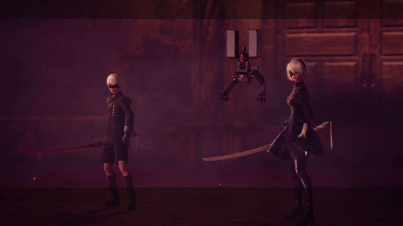 NieR:Automata fight
