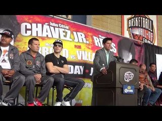 julio cesar chavez jr vs el dorado reyes press conference - EsNews