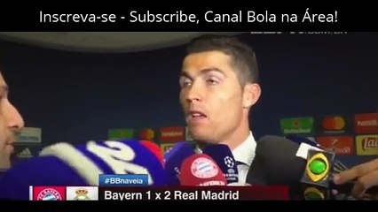 174.CR7 fala após a vitória contra o Bayern de Munique vs Real Madrid 1-2, É NOTÍCIA!
