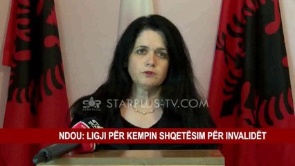 NDOU: LIGJI PËR KEMPIN SHQETËSIM PËR INVALIDËT