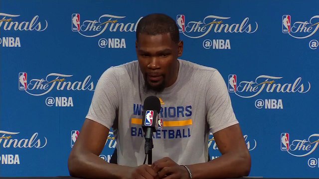 【NBA】Kevin Durant Media Availability Cavaliers vs Warriors Game 2 June 3 2017 2017 NBA Finals