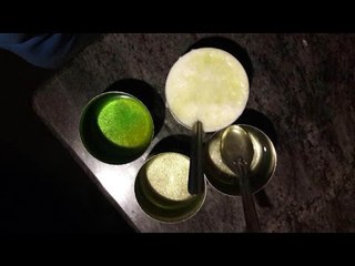 Sugar Turns Into Green Color When Mixed With Curd And Water At a Hotel in Chikkaballapura