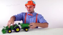 Tractors for Children _ Blippi Toydgrs - TRACTOR SONG _ Blippi Toys