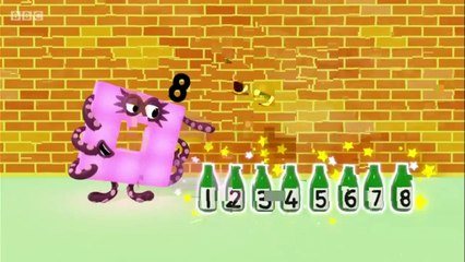 Numberblocks Ten Green Bottles (S01E30) 2017 learn thsdfee numbers Preschool