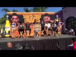 Abner Mares vs Leo Sanata Cruz Press Conference - EsNews boxing