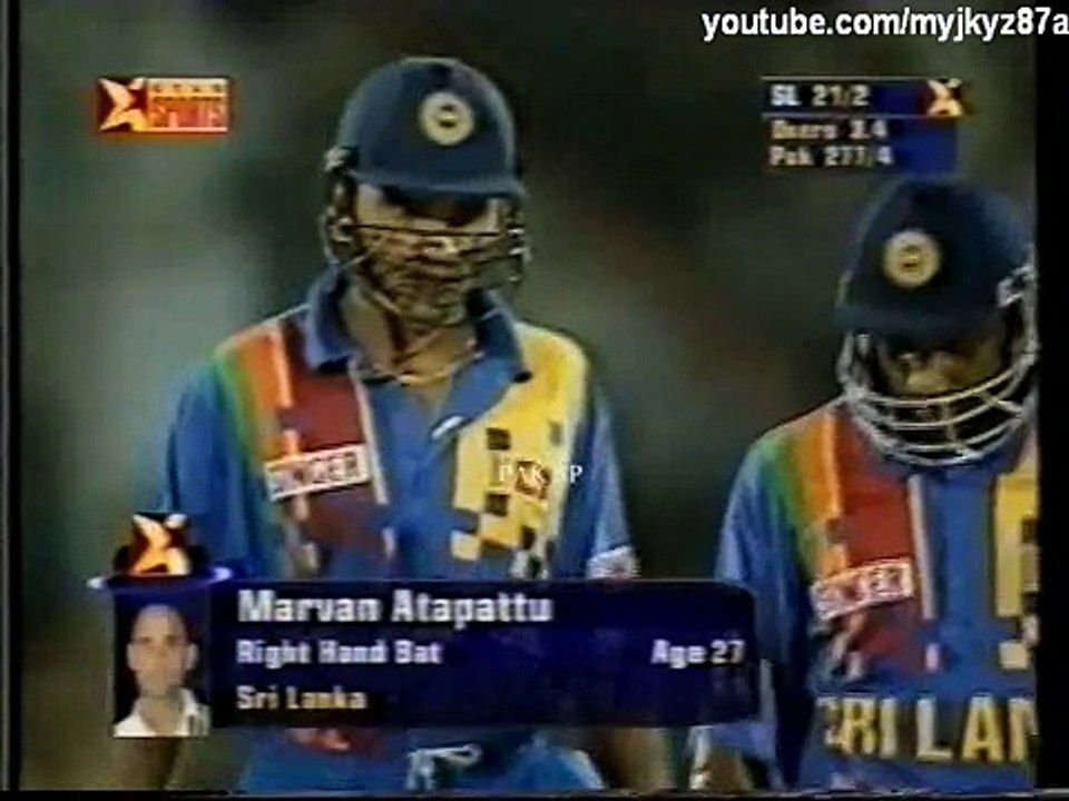 Rare Classic Marvan Atapattu 100 vs Pakistan at Dhaka 2000