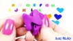 ᴴᴰ ABCDEFGHIJKLMNOPQRSTUVWXYZ Learn Alphabet Modeling Clay Play Doh Hearts & Nursery Rhymes