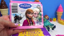 Queen Elsa Princess Anna Playdoh DohVinci DIY Disnesdfey Frozen Sticker Box Toy Play Doh Vinci Fun Craft