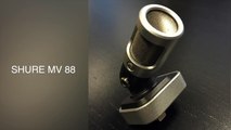 Shure MV88 Microphone forasting, mobile journalism and iPhone video