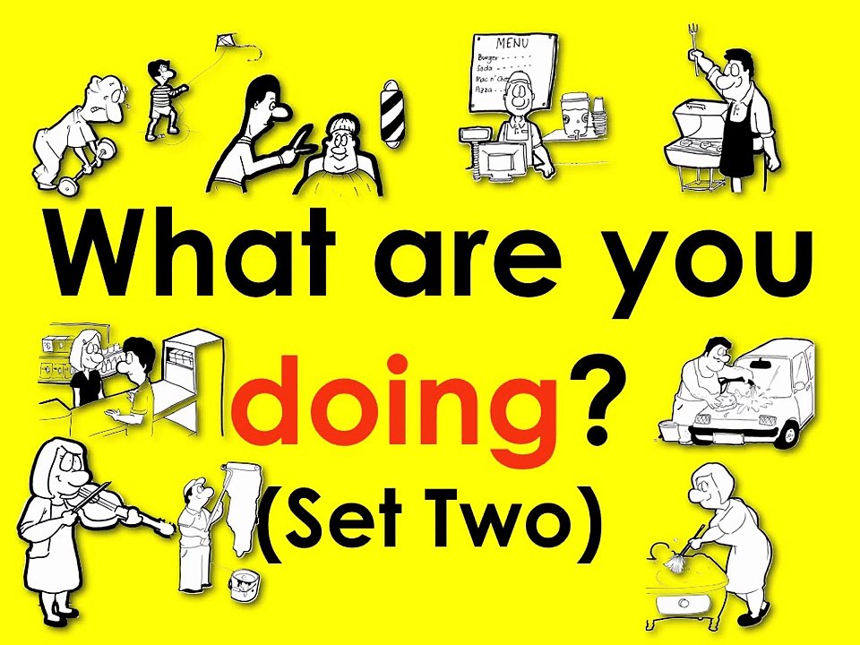 16.What Are You Doing- - Set Two - Easy English Conversation Practice - ESL