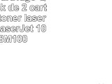 Prestige Cartridge Q2612A  Pack de 2 cartuchos de tóner láser para HP LaserJet
