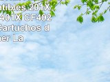 Pack de 4 TONER EXPERTE Compatibles 201X CF400X CF401X CF402X CF403X Cartuchos de Tóner