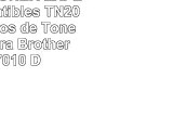 Pack de 2 TONER EXPERTE Compatibles TN2000 Cartuchos de Tóner Láser para Brother DCP7010