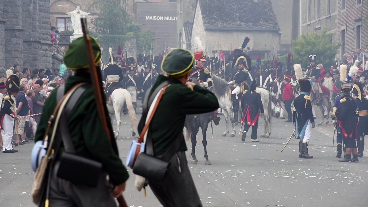 Ligny, reconstitution de la  bataille de la ferme d’en bas
