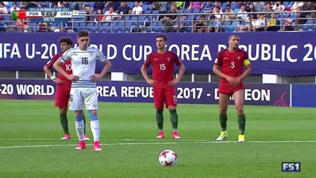 2-2 Federico Valverde Penalty Goal HD - Portugal U20 vs Uruguay U20 04.06.2017 HD