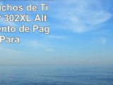 Bosumon Remanufacturados Cartuchos de Tinta por HP 302XL Alto Rendimiento de Páginas Para