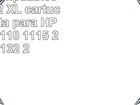 IYD 2PK compatibles con HP 302 XL cartuchos de tinta para HP DeskJet 1110 1115 2130 2132