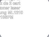 Prestige Cartridge ML1210  Pack de 2 cartuchos de tóner láser para Samsung