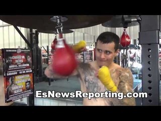 herbert acevedo on speedbag - EsNews boxing