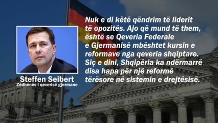Ora News – Zëdhënësi i Merkel: Ulni tensionet, çoni përpara reformat