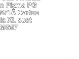 Generic 5 COMPATIBLES con Canon Pixma PGI570 XLCLI571 Cartuchos de tinta XL sustituye