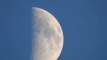 Evening Moon Nikon super zoom zoom test