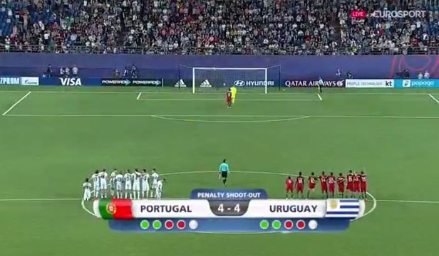 Full Penalties HD - Portugal U20 2-2 Uruguay U20 (after PK 4-5) - 04.06.2017