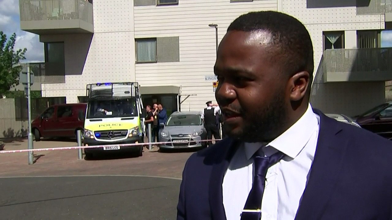 Raid witness "They just started shouting get do...