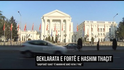 Thaçi: Ivanov varrosi demokracinë dhe "Ohrin" - Top Channel Albania - News - Lajme