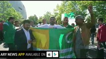 People raise slogans for freedom of Kashmir in Birmingham