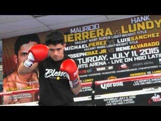 Hank Lundy & Muaricio Herrera Working Out - EsNews Boxing