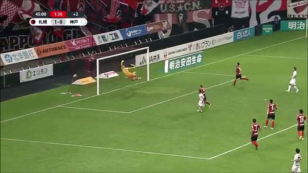 Consadole Sapporo 1:1 Vissel Kobe (Japanese J League. 4 June 2017)