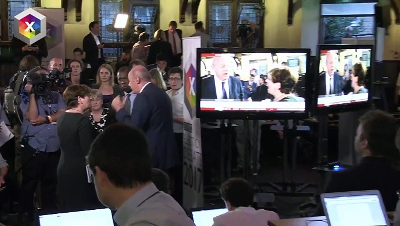 Spin room at the BBC Debate in Cambridge