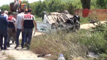 Bursa Otomobil Yağmur Suyu Kanalına Düştü 1 Ölü, 2 Yaralı