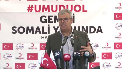 Download Video: Somali'ye 15 Bin Ton Gıda ve Insani Yardım Malzemesi - Geminin Uğurlanması