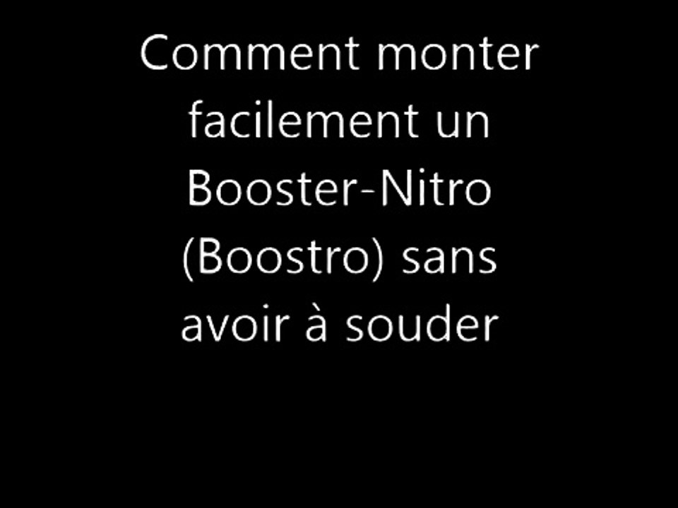 Easyboost.fr - Comment faire un MBK Booster-Nitro / Spitro / Boostro, facilement et sans soudure